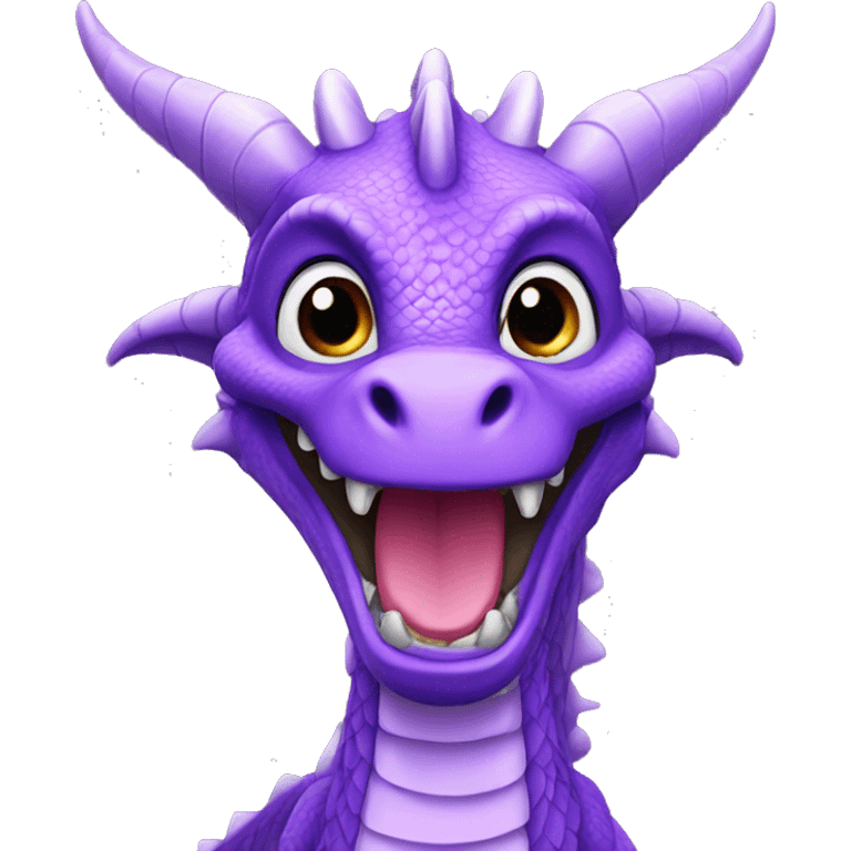 purple dragon 
the question emoji