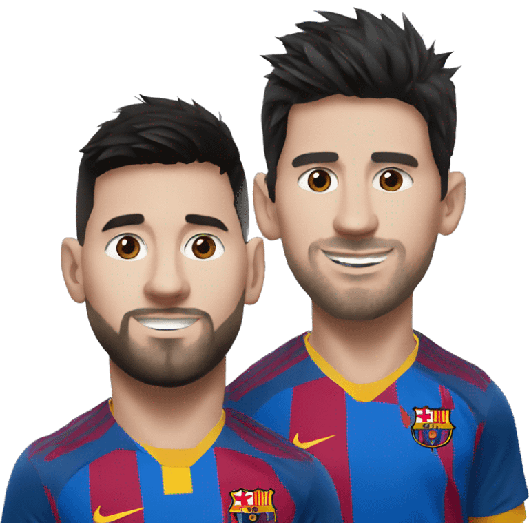 messi y kun aguero emoji