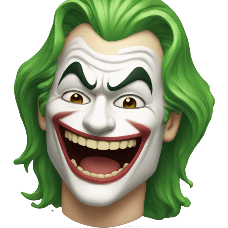 The joker, very interesting, laughter emoji