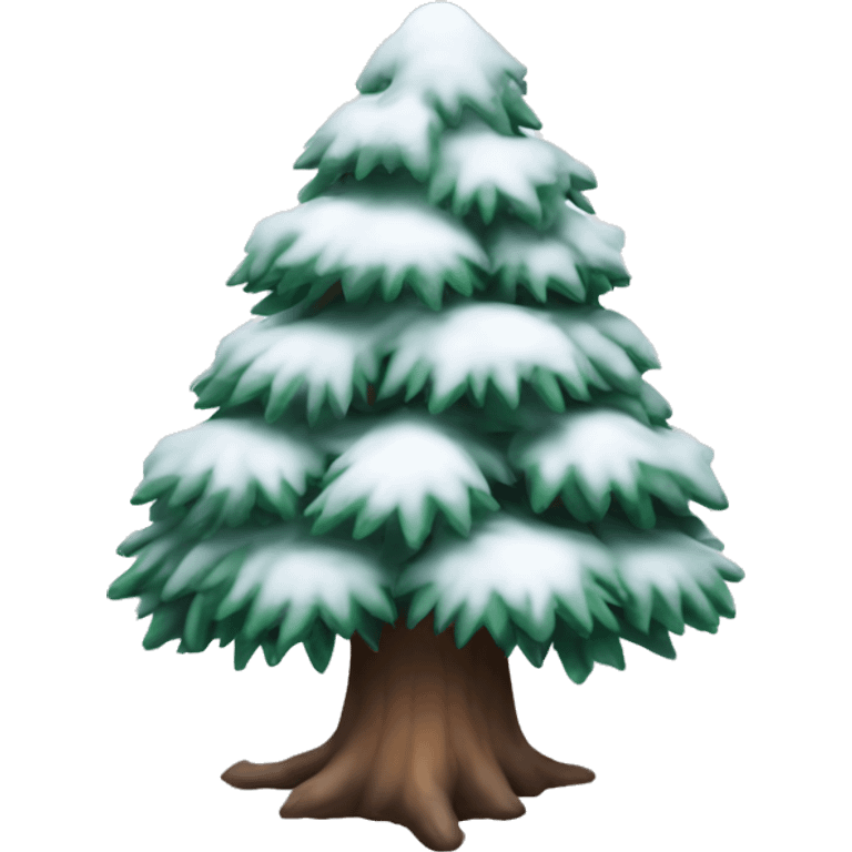 winter pine tree  emoji