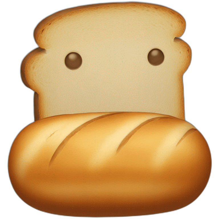 prohibitory traffic sign "loaf of bread" emoji