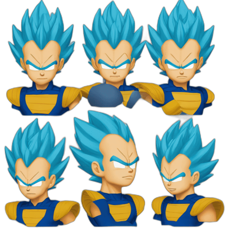 Vegeta Super Saiyan Blue  emoji