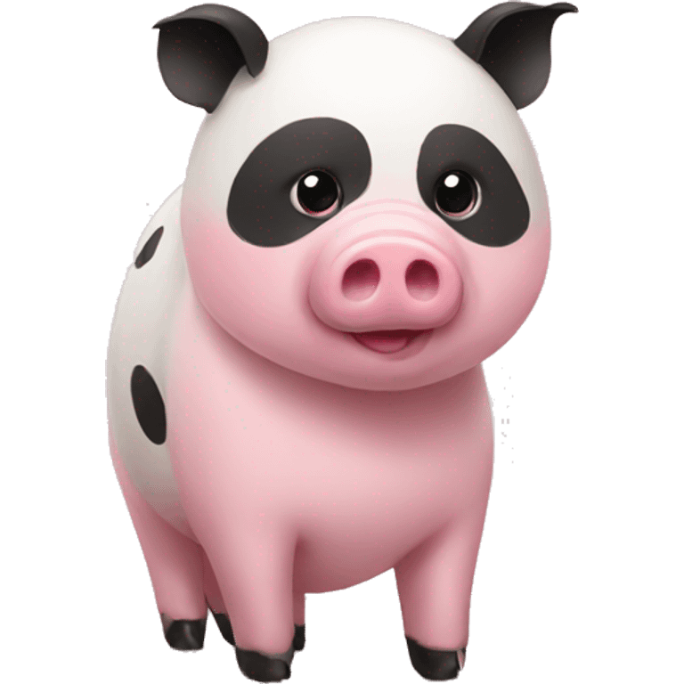 Pig panda emoji