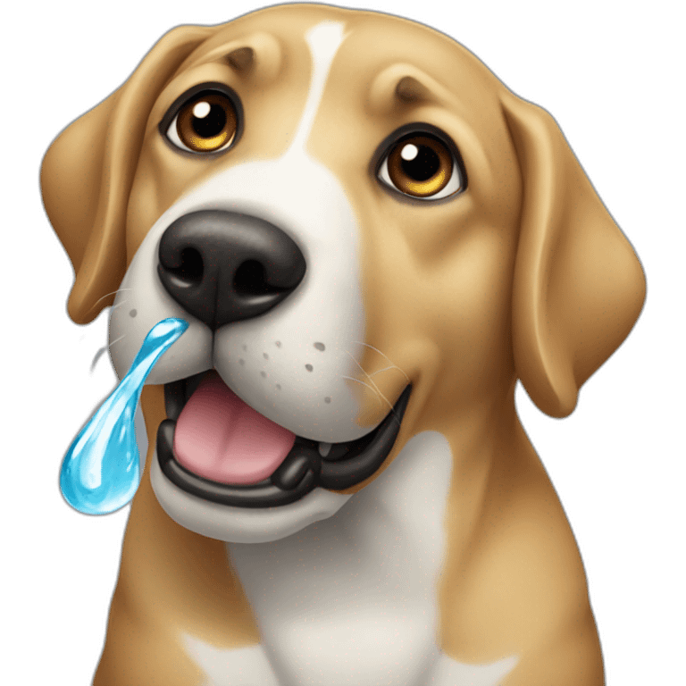 Perro de agua emoji