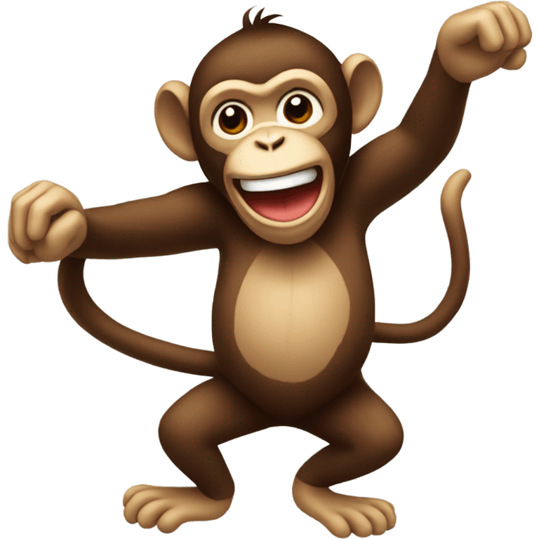 Dancing monkey emoji