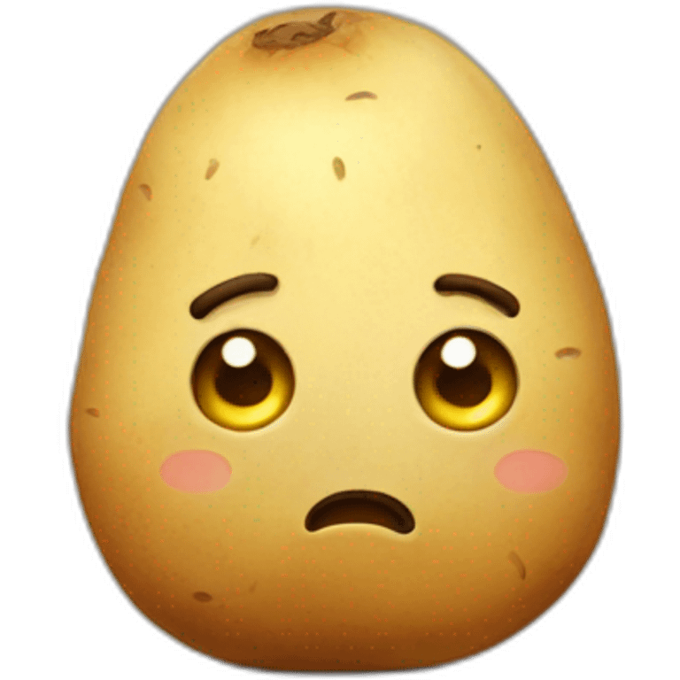 sad potato emoji