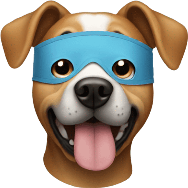 Dog wearing a mask  emoji