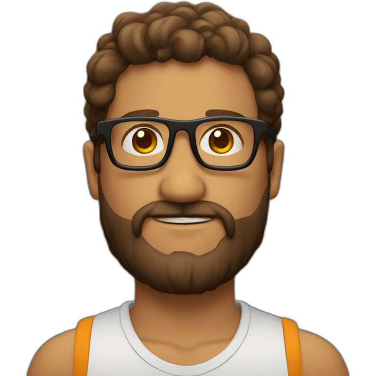 andino,gafas y barba emoji