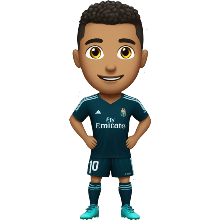 Ronaldo avec le maillot de haity emoji