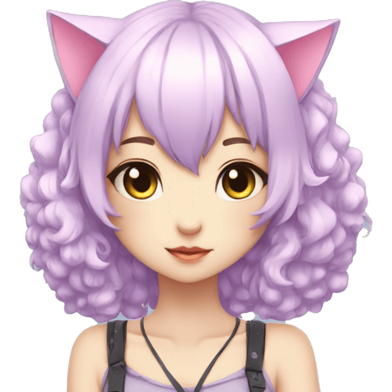 Edgy Kawaii Cute Cool Beautiful Elegant Pretty Pastel Anime Catgirl emoji