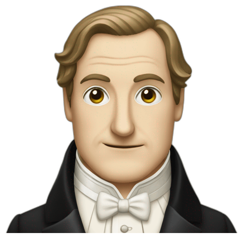 a penguin disguised like in Downton Abbey emoji