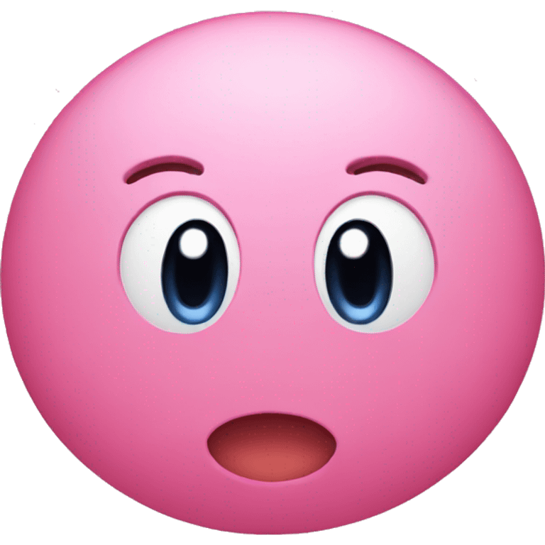 Kirby enojada emoji