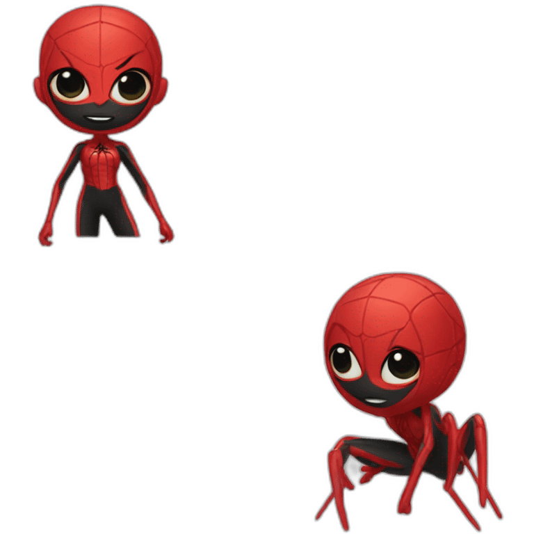 Red Spider girl emoji