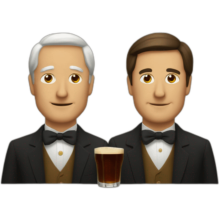 two men with fernet emoji