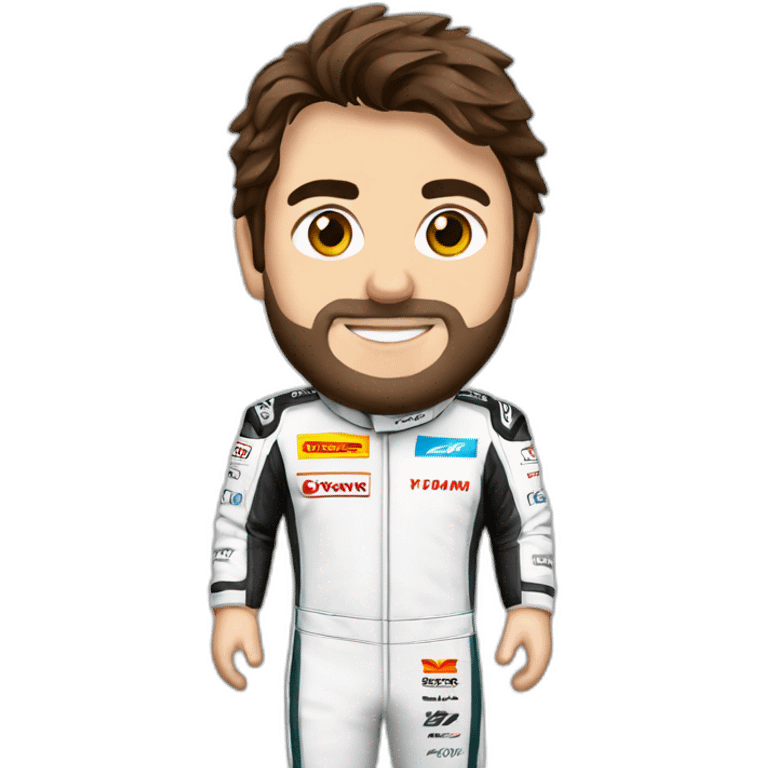 Fernando alonso f1 suit emoji