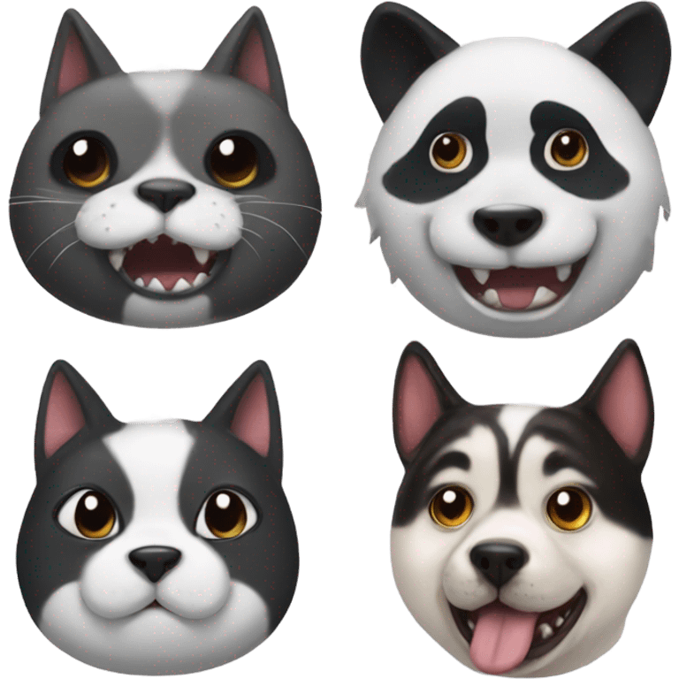 Cat Panda Shark Dog emoji