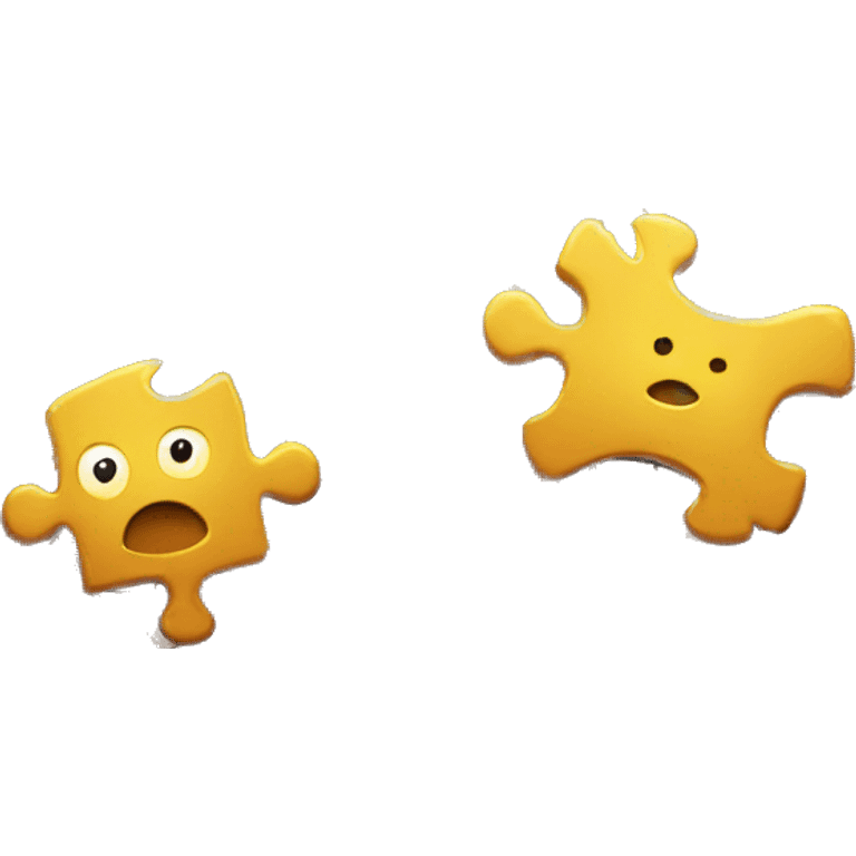 puzzle 2 pieces  emoji