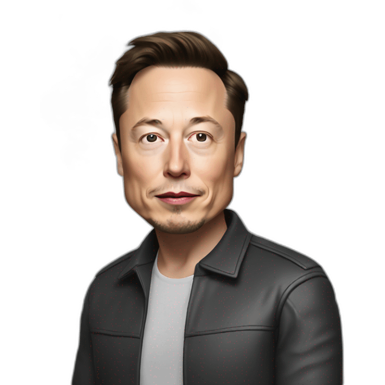 Elon Musk in smoke emoji