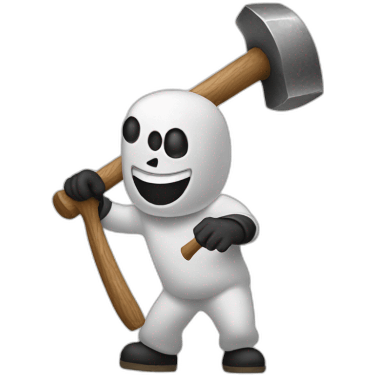 reddit snoo waving hammer emoji