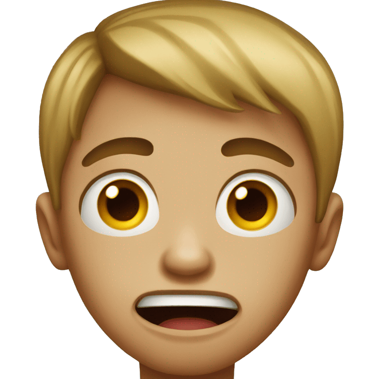 scared kid emoji