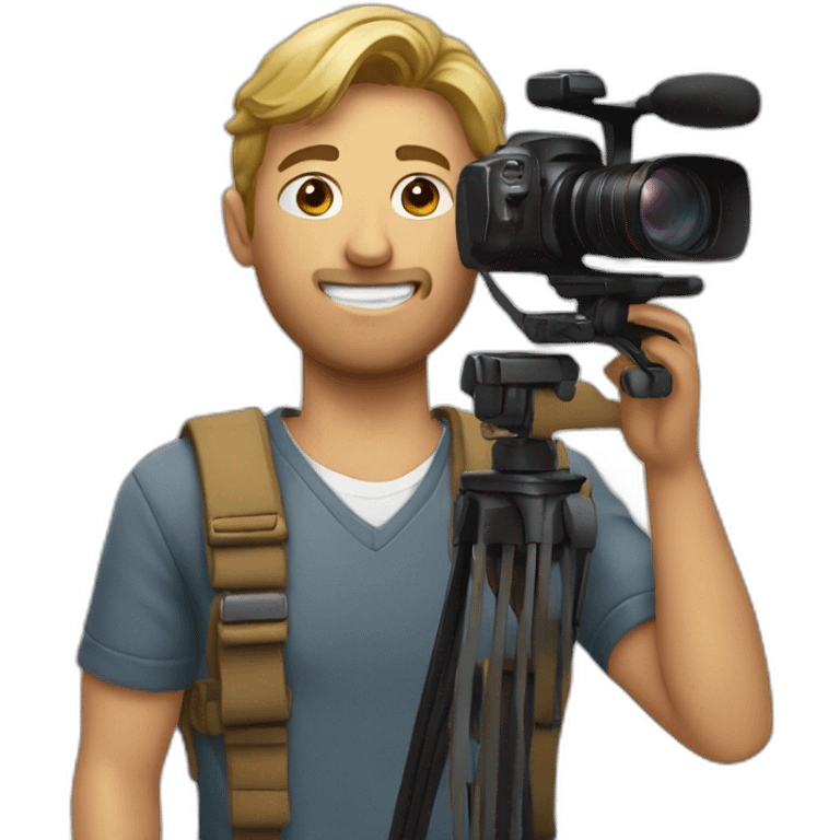 chest videographer emoji