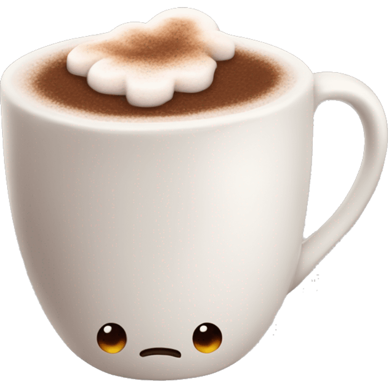 Hot coco in a pretty mug emoji