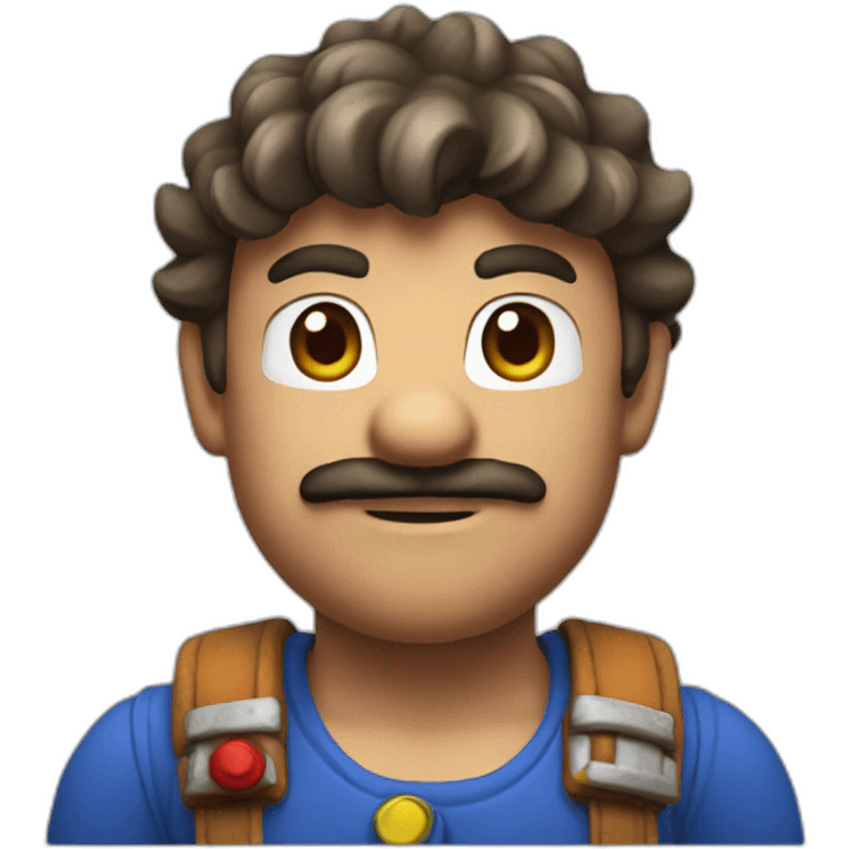 Mario as a developer emoji