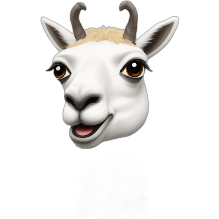 Lama faché emoji