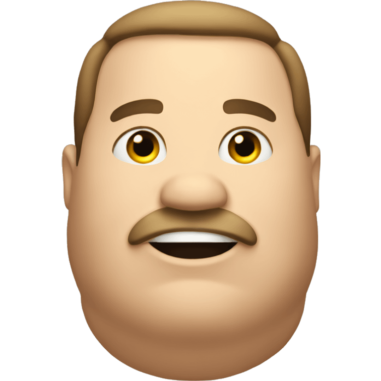 fat guy emoji