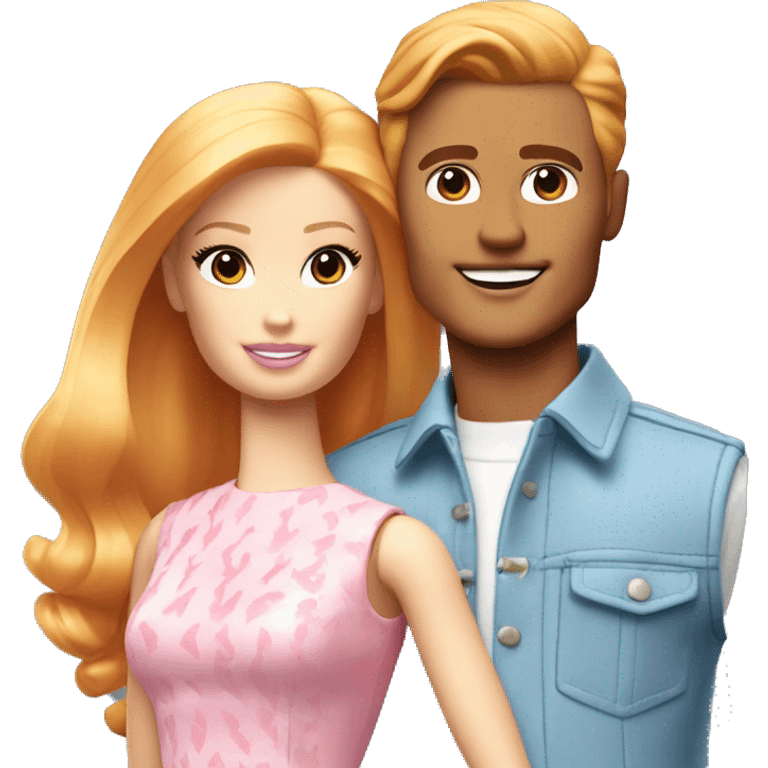 Ken and ginger pale barbie emoji