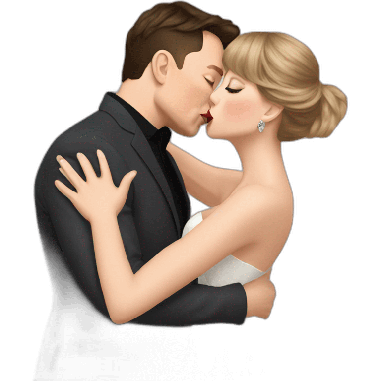 elon musk taylor swift kissing emoji