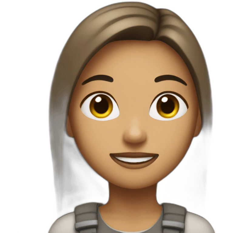 Girl with dirt on her emoji