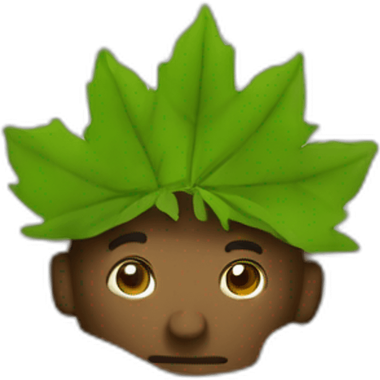 a men who somke weed on a bed emoji