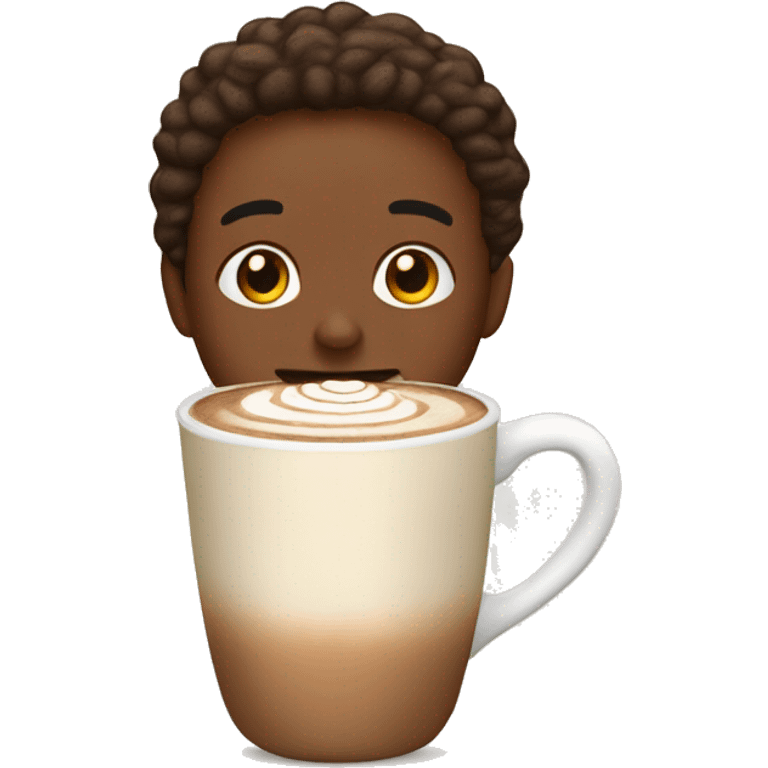 Hot coco beige  emoji