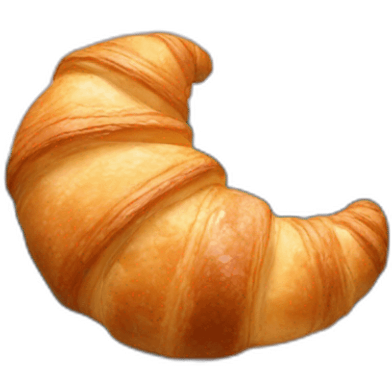 croissant eating croissant emoji