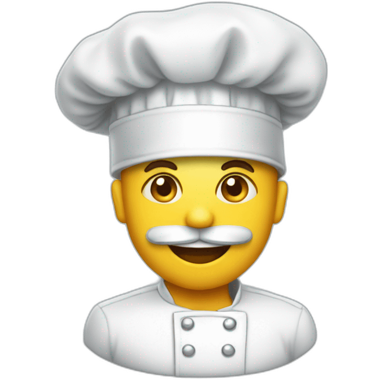 A diamond wears a chef hat emoji