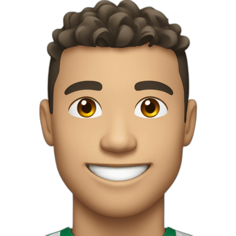 smiling ronaldo face emoji