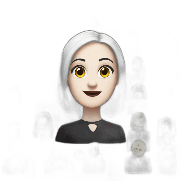 Hend addams family emoji