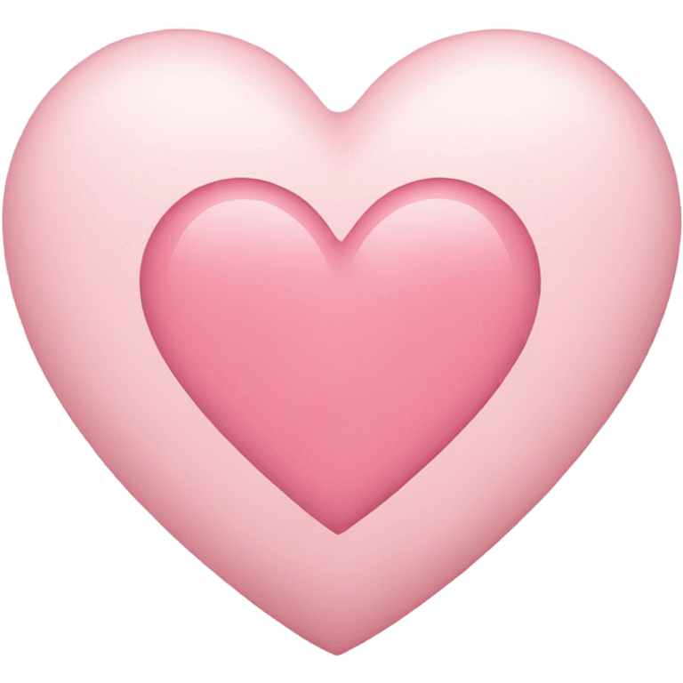 light pink heart emoji