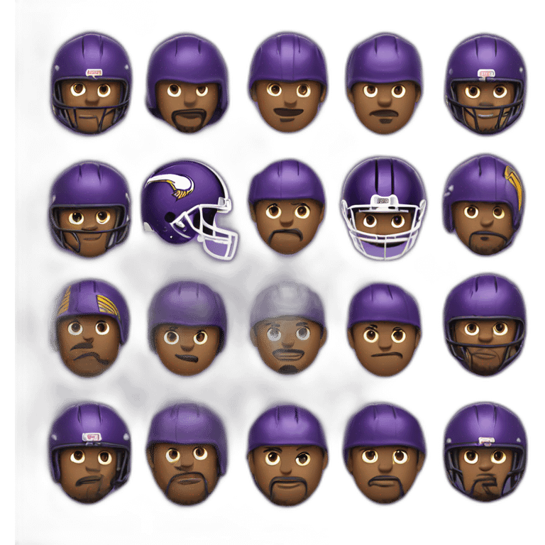 Minnesota Vikings football team emoji