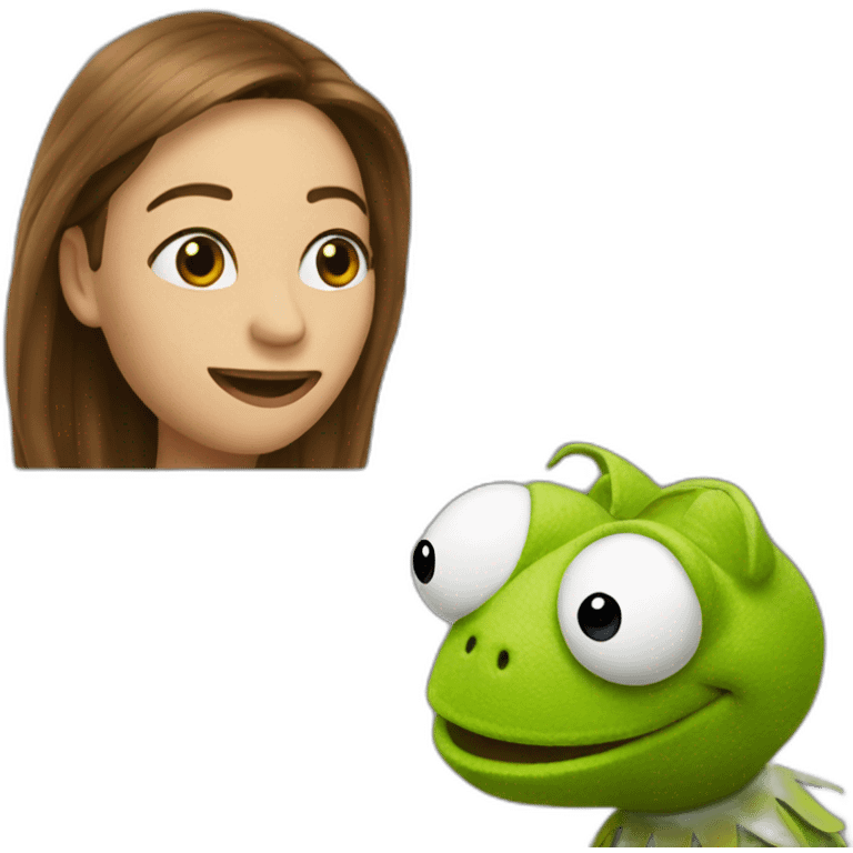 Ziak et kermit emoji