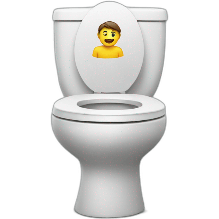 person on a toilet emoji