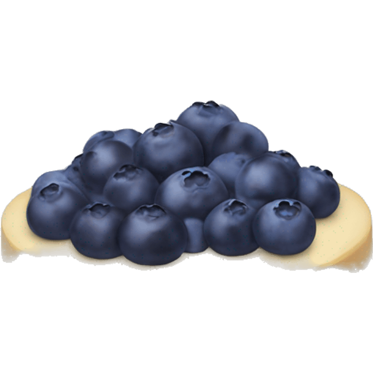 Blueberry Cheesecake  emoji