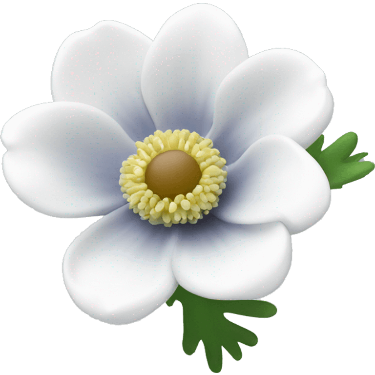 White anemone  emoji