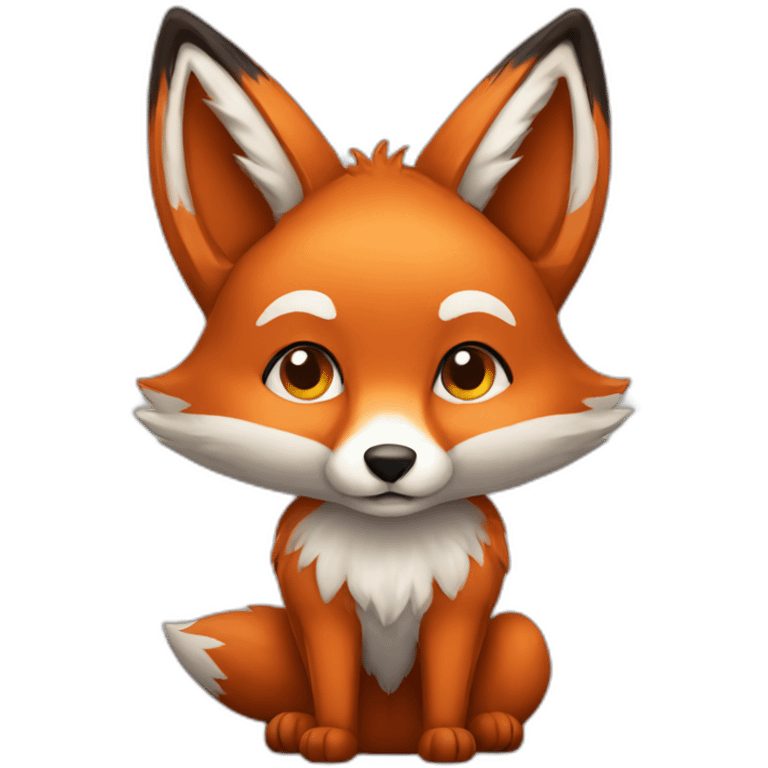 Fox full body emoji