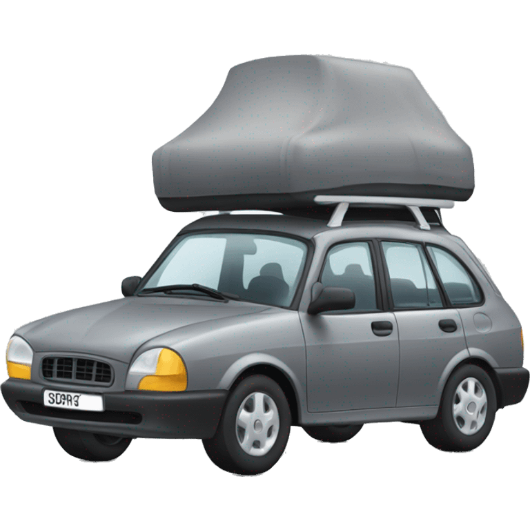 Grey scottich car emoji