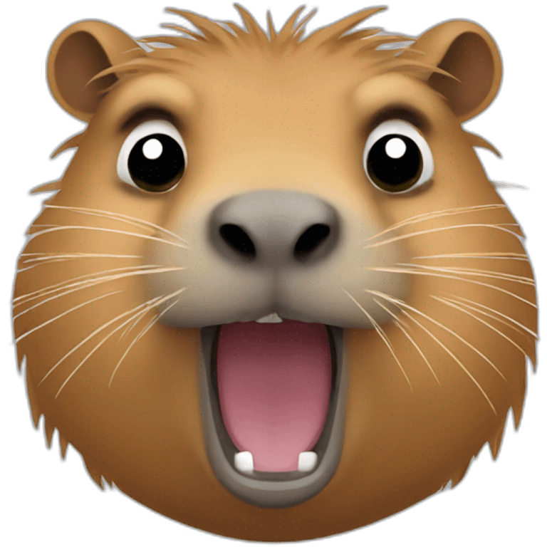 angry capybara face emoji