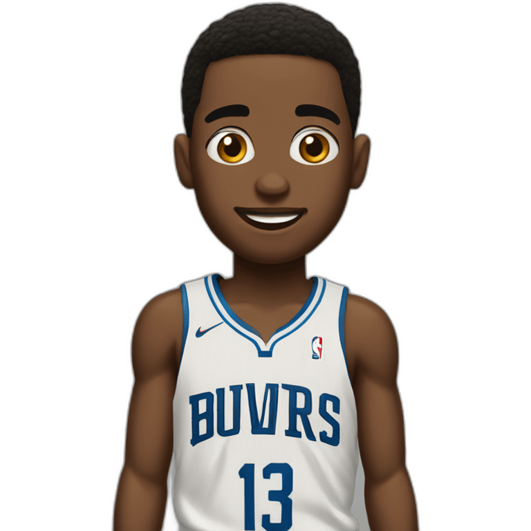 NBA Young boy qui rigole emoji