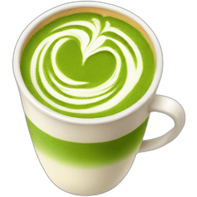 Matcha latte emoji