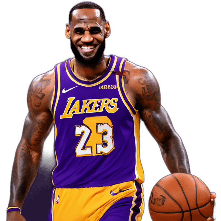 Lebron james lakers emoji